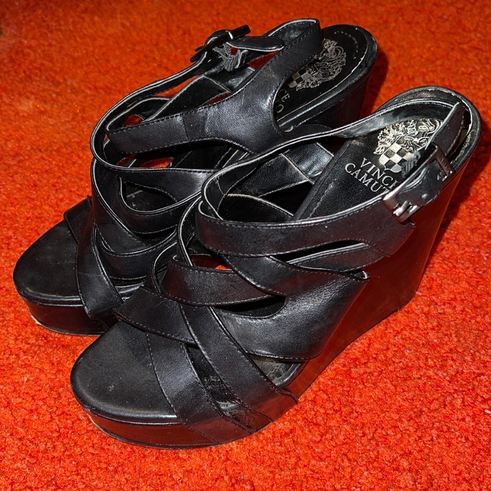 Vince Camuto black heels